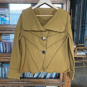 NEON BUDDAH Dark Mustard Short Jacket Size Small/Medium
